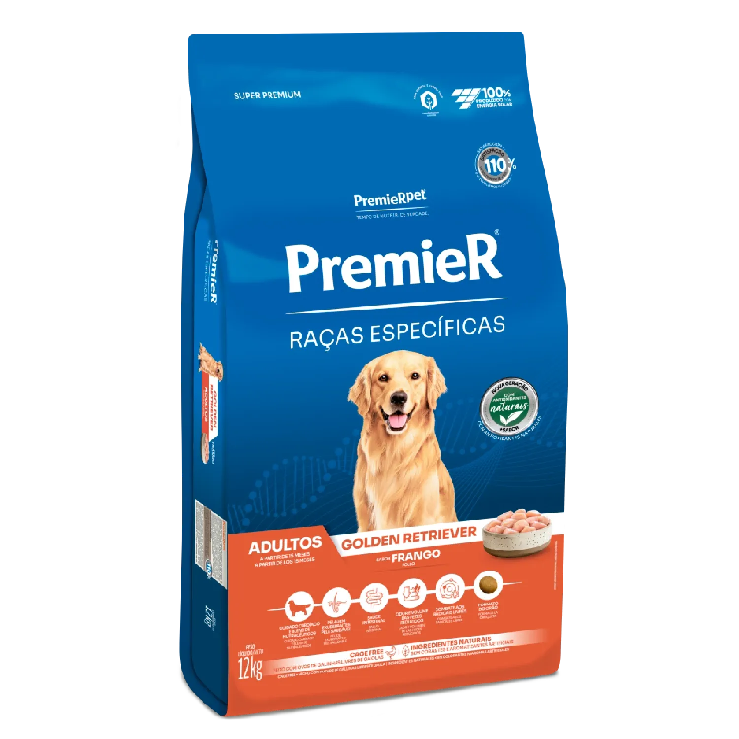Ração Premier Raças Específicas Golden Retriever Adultos